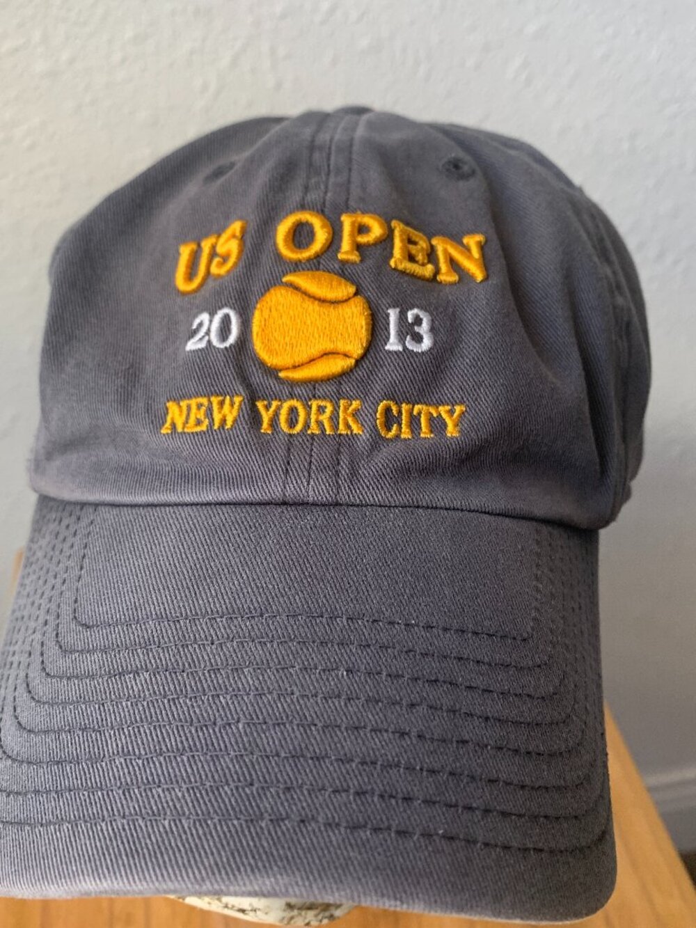 US Open Tennis 2013 JP Morgan 47 Brand Gray Adjustable Strapback Hat Cap